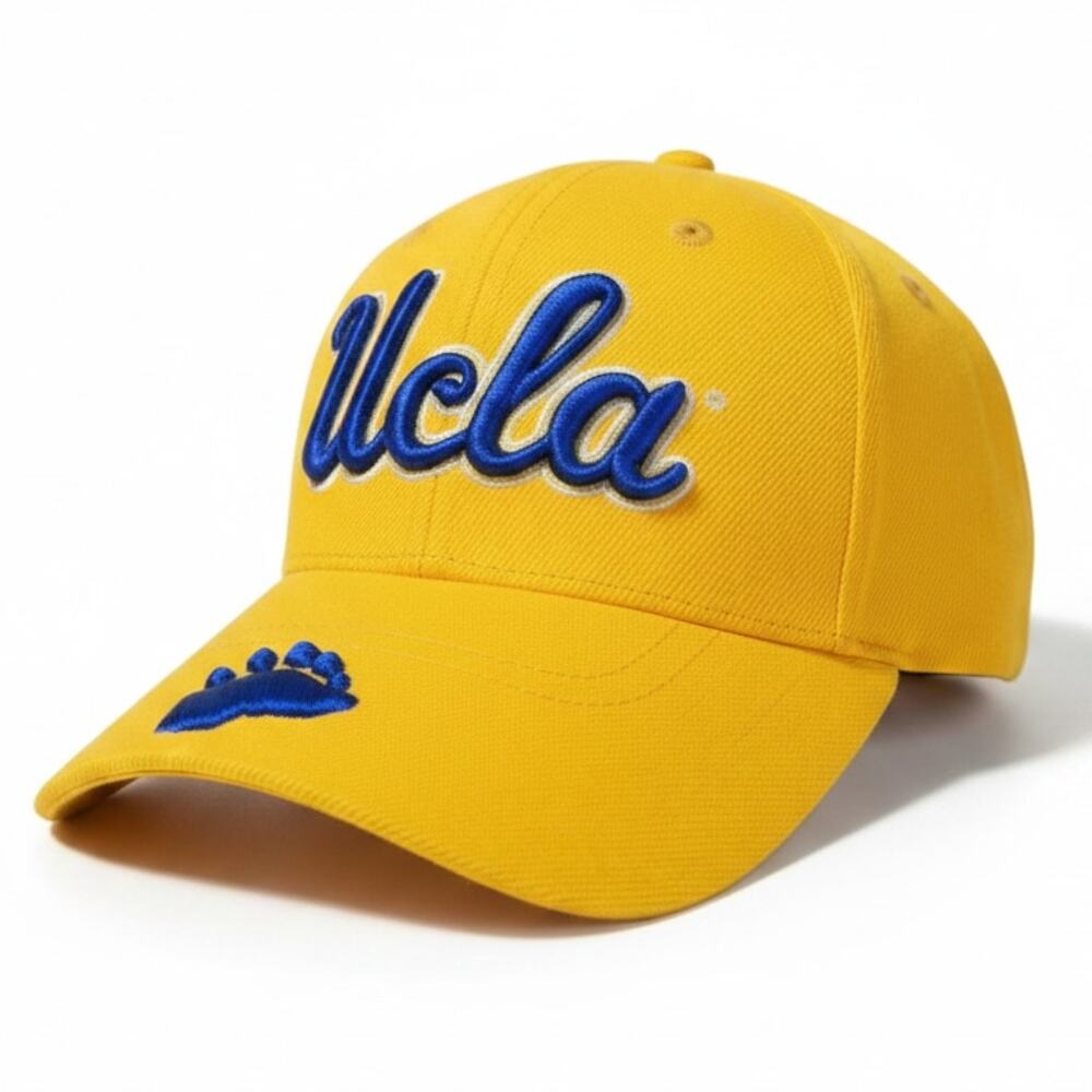 UCLA Bruins Mens Hat Cap Yellow One Size Adjustable NCAA Football Sports Casual